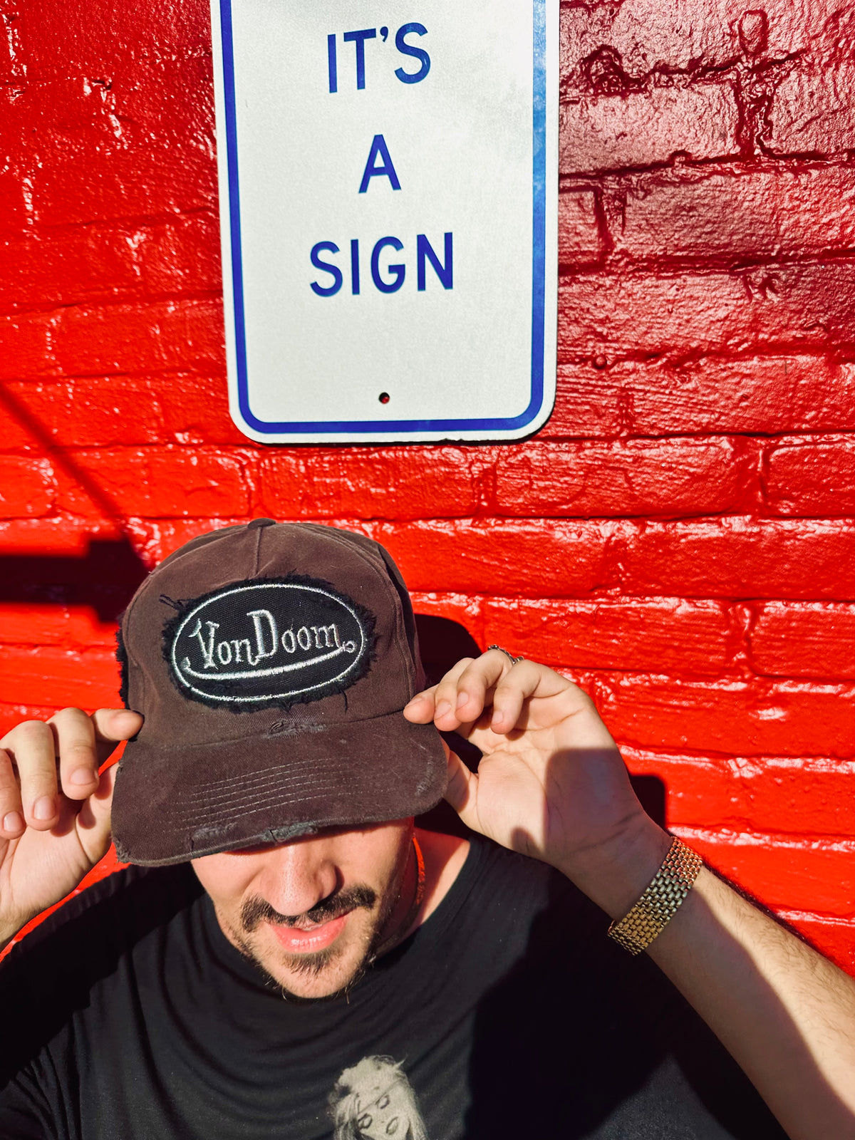 VonDoom Distressed Snapback
